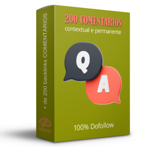 200 backlinks de comentários