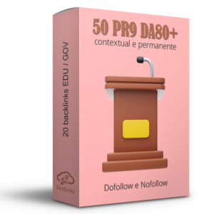 Caixa de 50 backlinks DA80+